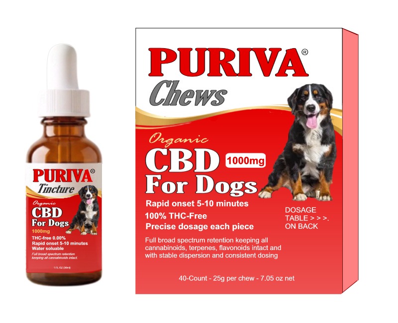 Puriva CBD Tincture and Chews